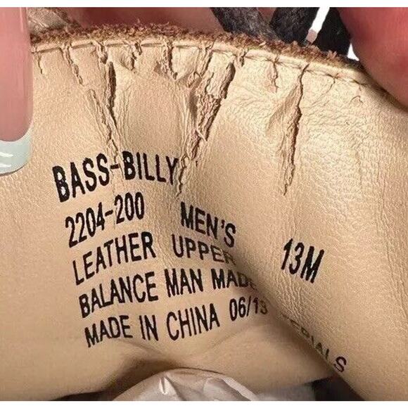 GH Bass Billy Mens Ankle Boots Brown Leather Wingtip Brogue Round Toe Lace Up 13 - Picture 8 of 13